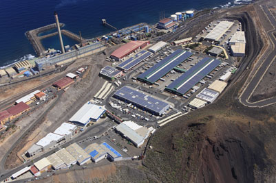 Vista area de Merca las Palmas